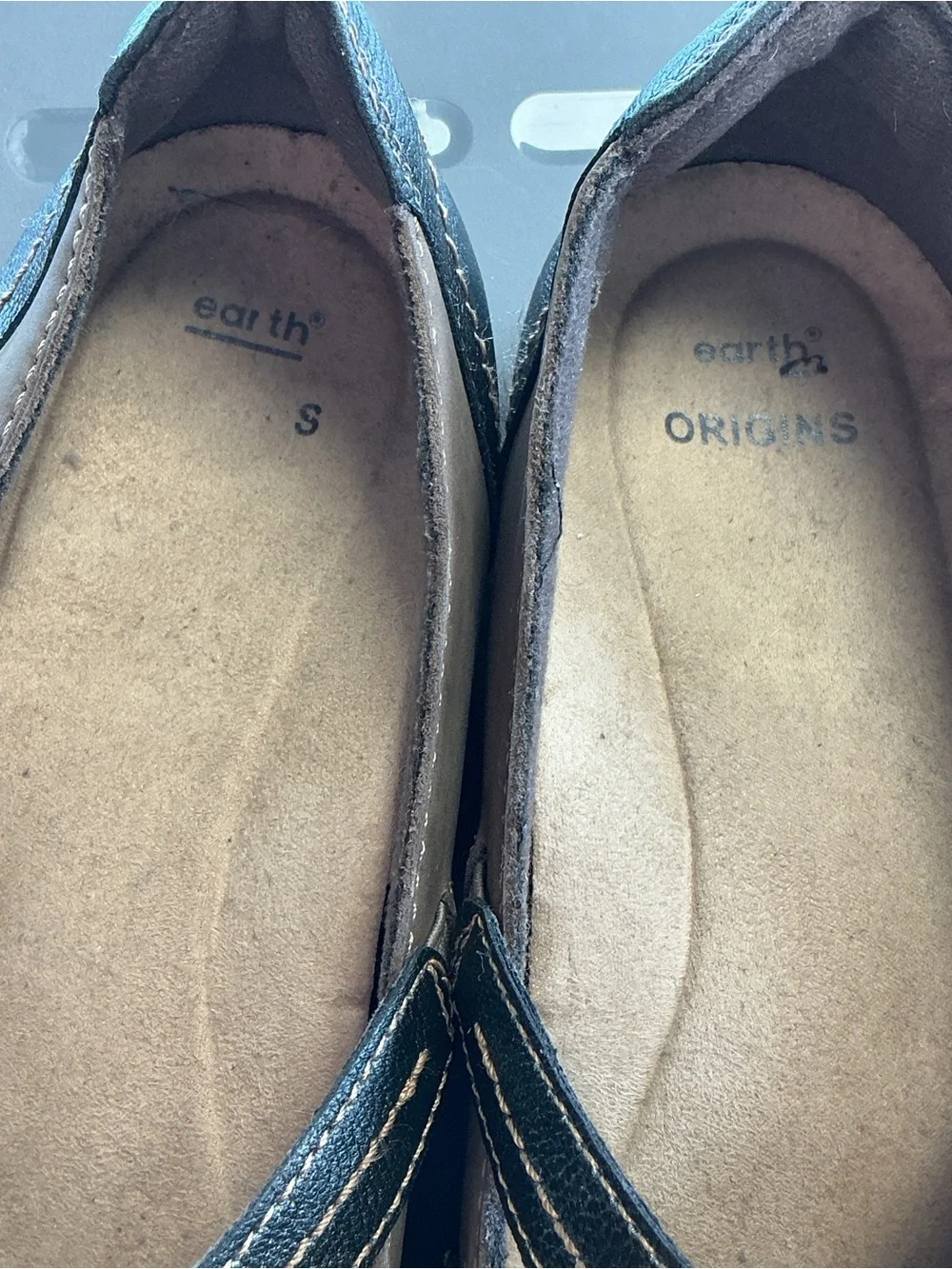 Earth Origins Tamara Toriana Stone Brown Mary Jane Comfort Flats Size 9M